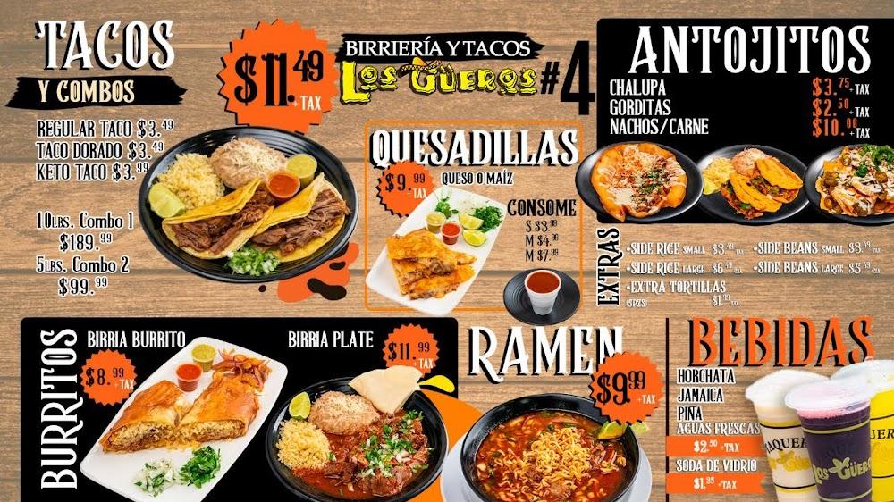 Birrieria y Taqueria Los Gueros #4 Birria Plate